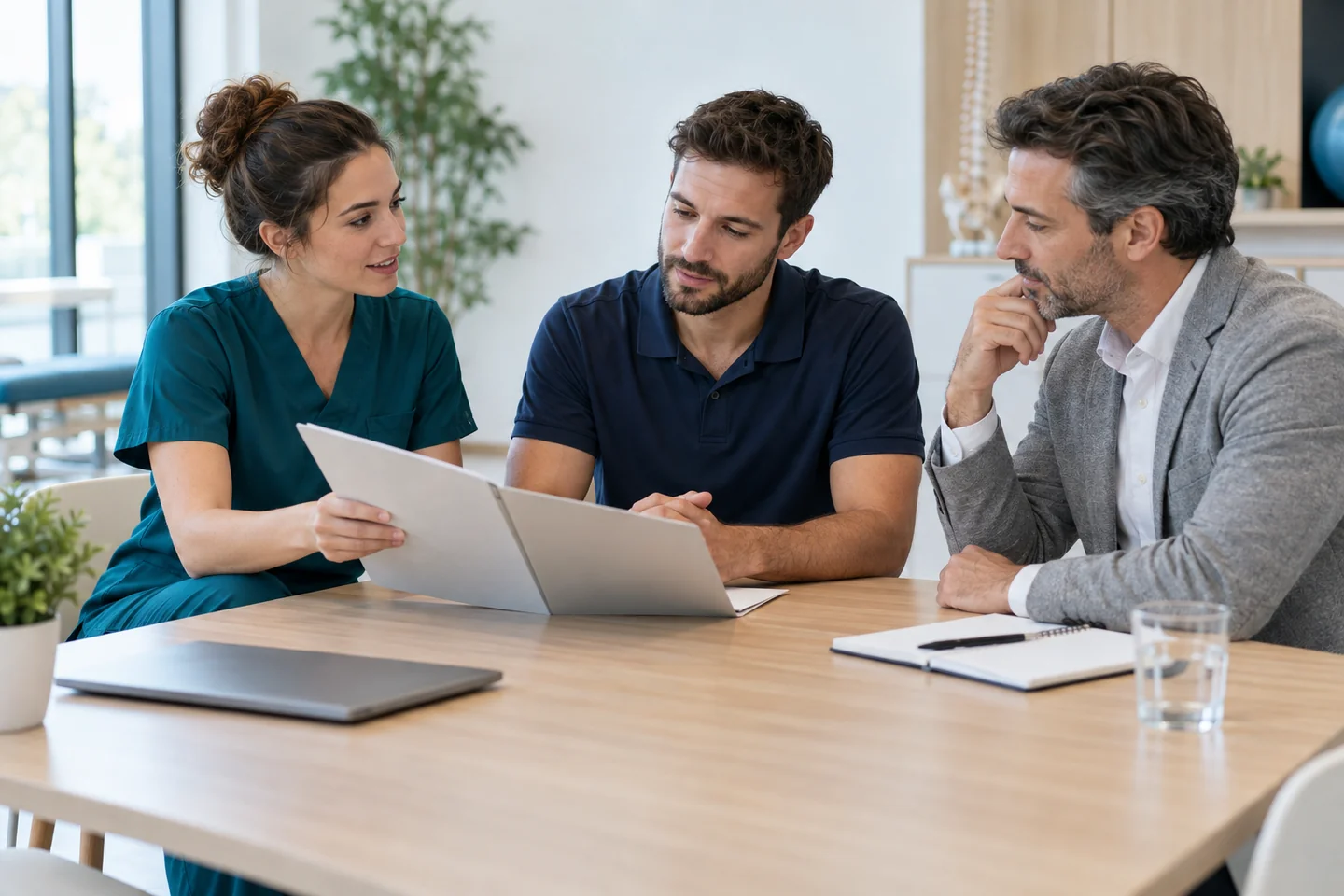 Collaboration among healthcare, sports and institutional professionals